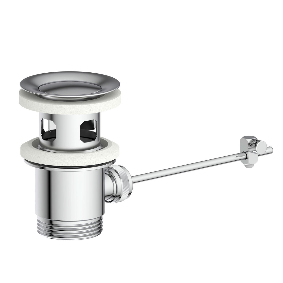 EXCENTERGARNITUR  - Chromfarben, KONVENTIONELL, Metall (6,2cm) - Schütte