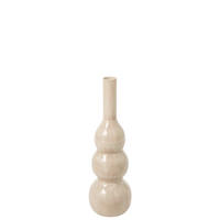 DEKOVASE  - Beige, Basics, Metall (25/25/76cm) - Ambia Home