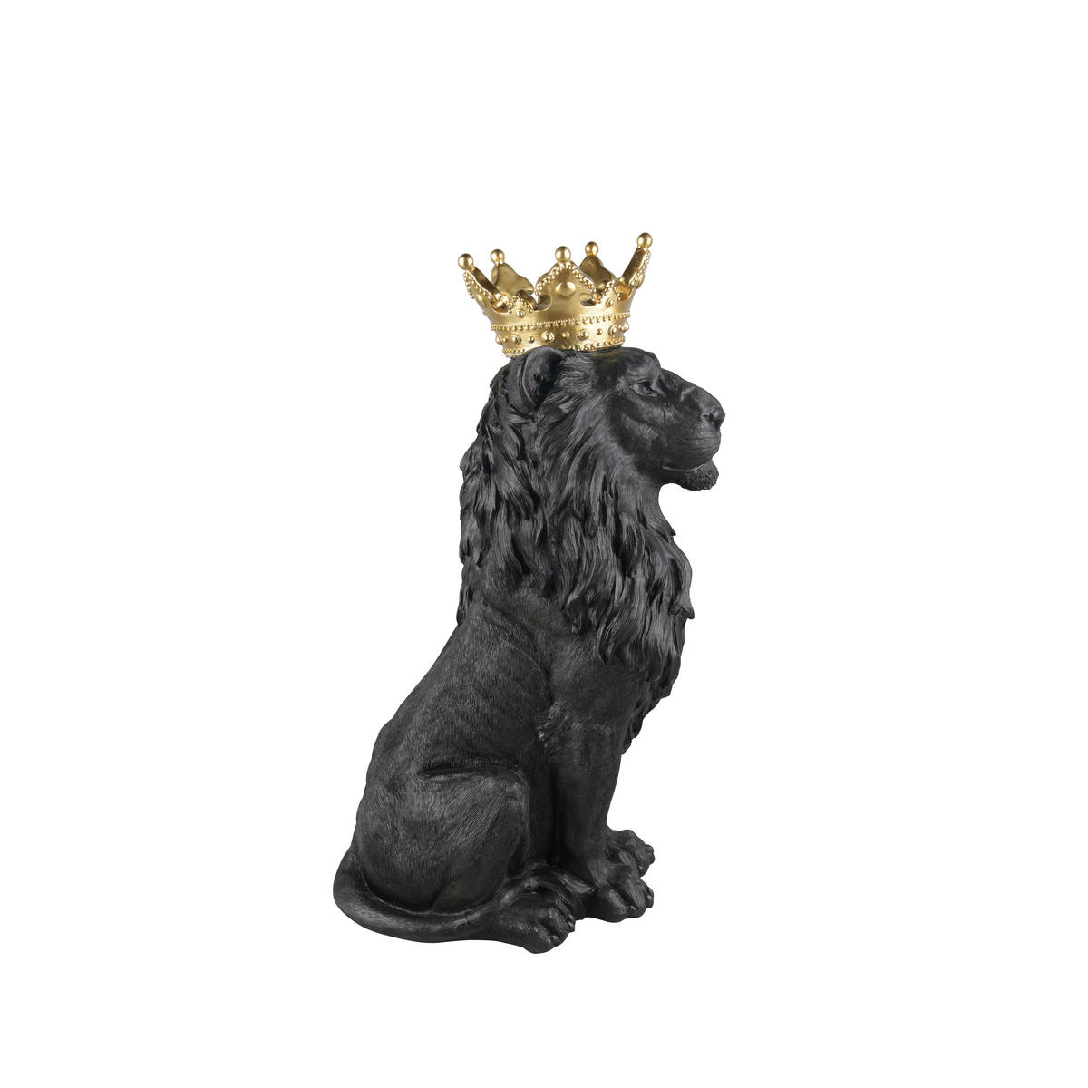 SKULPTUR - Goldfarben/Schwarz, Design, Kunststoff (29,5/73/43cm)