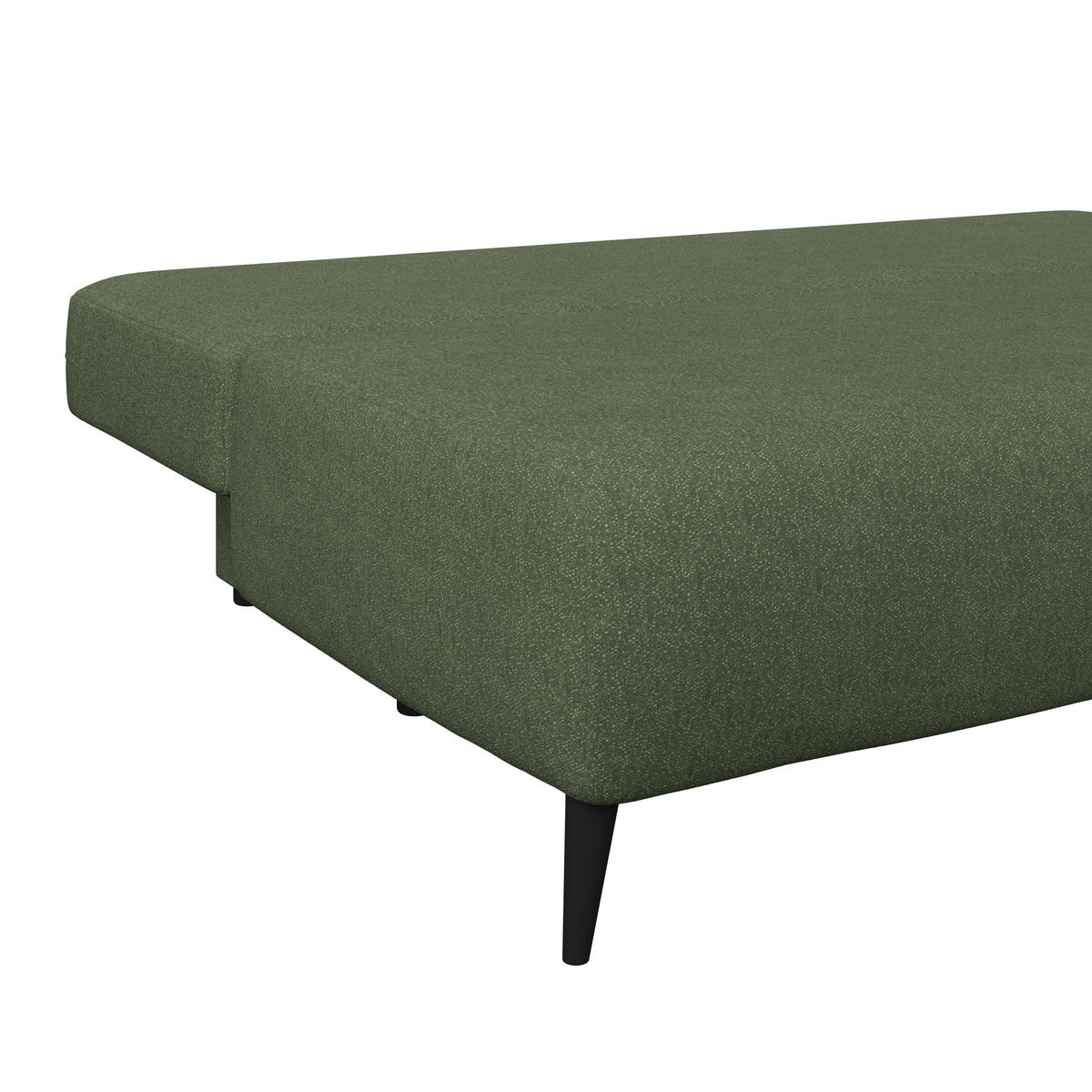 Canapea Extensibilă, lemn, plastic, textil, verde - verde, Trend, plastic/lemn (200/88/100cm) - Carryhome