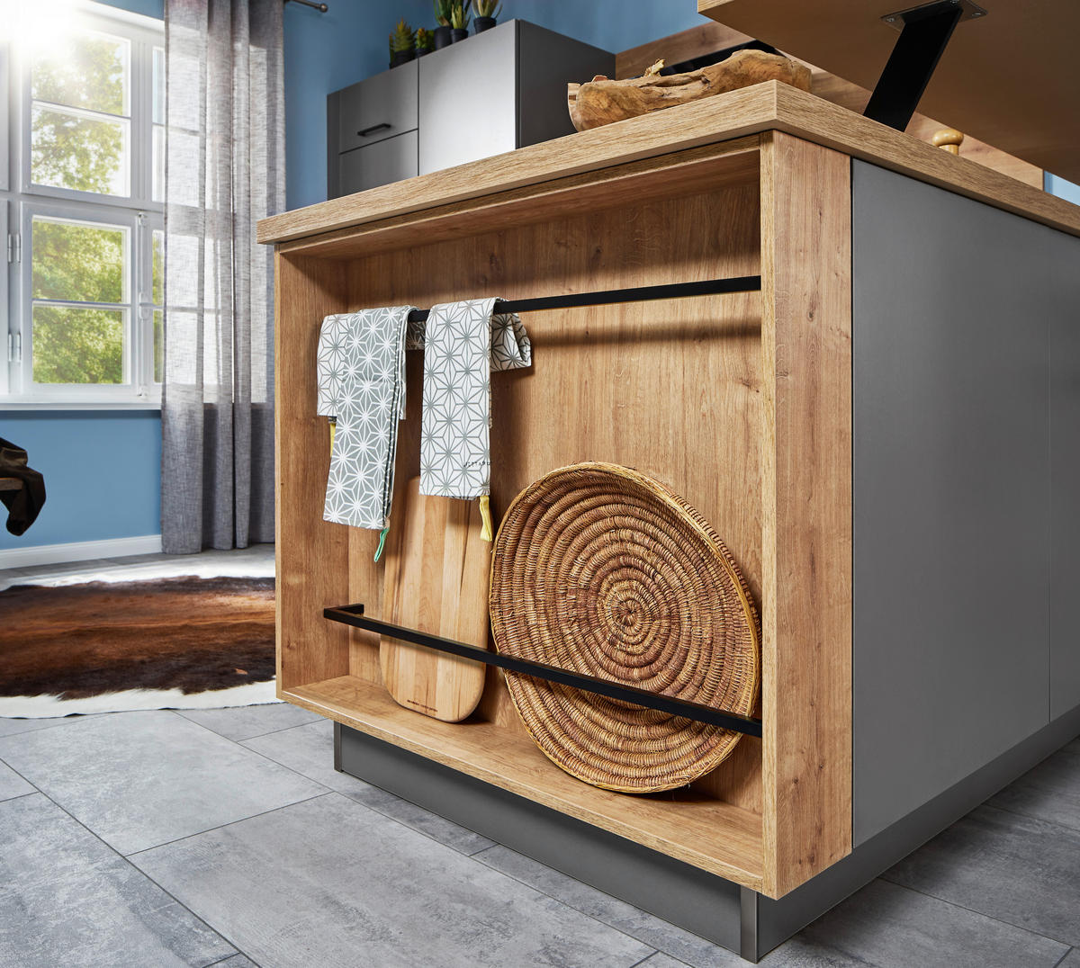 EINBAUKÜCHE   - Perlmutt, Design, Holzwerkstoff - Dieter Knoll