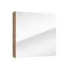 SPIEGELSCHRANK 60/60/15 cm  - Eichefarben, MODERN, Glas/Holzwerkstoff (60/60/15cm) - MID.YOU
