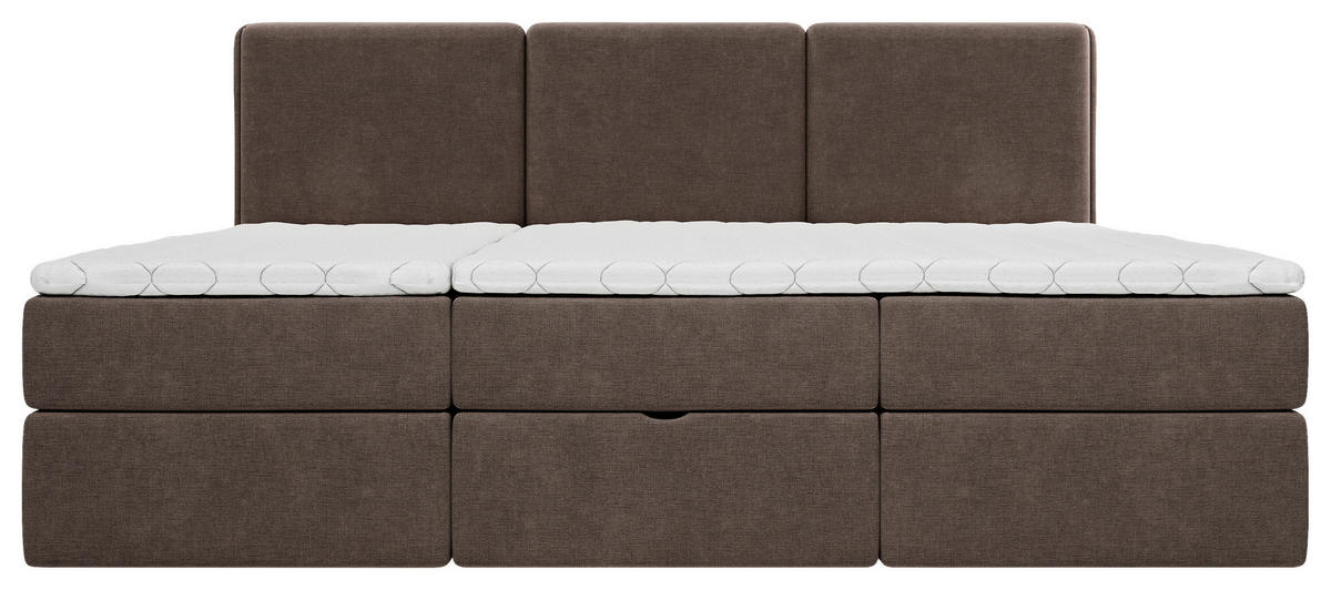 FAMILIENBETT - Schwarz/Braun, Modern, Holz/Holzwerkstoff (240/200cm) - MID.YOU