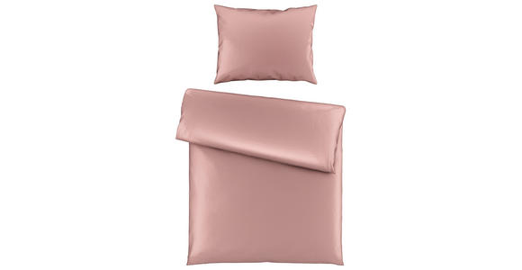 BETTWÄSCHE TANJA Satin 140/200 cm - Altrosa, Basics, Textil (140/200cm) - Novel