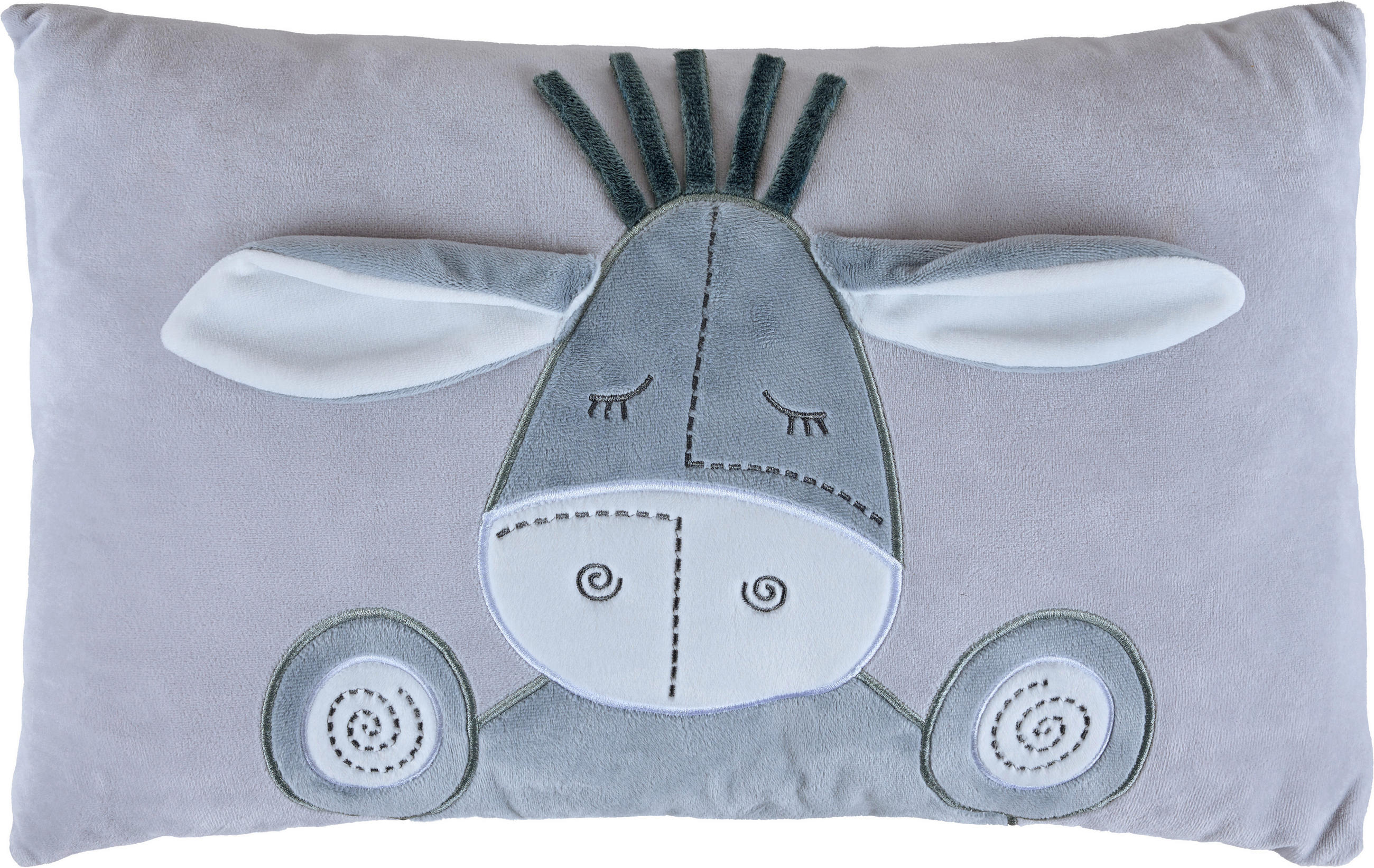 VANKÚŠ PRE BÁBÄTKO 30/50 cm - sivá/svetlosivá, Basics, textil (30/50cm) - Patinio