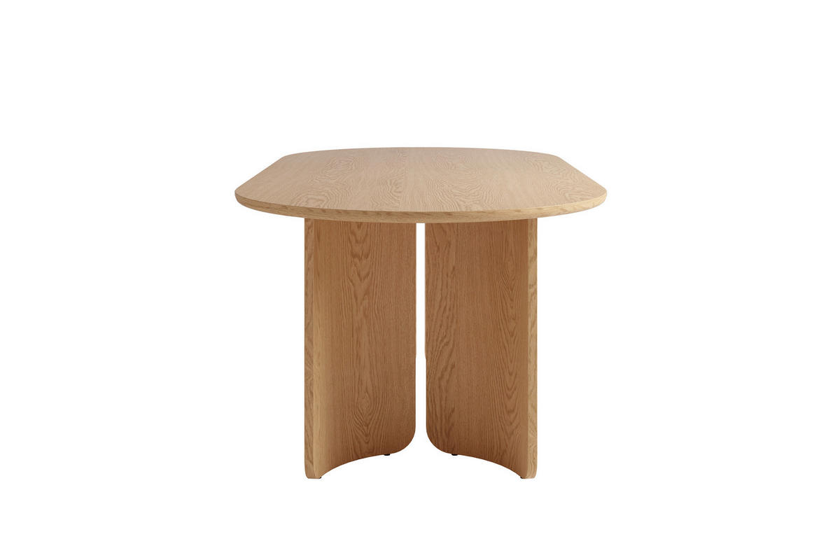ESSTISCH 200/100/76 cm Echtholz, Nachbildung  Holzwerkstoff Eiche Bianco  - Eiche Bianco, MODERN, Holzwerkstoff (200/100/76cm) - Schöner Wohnen