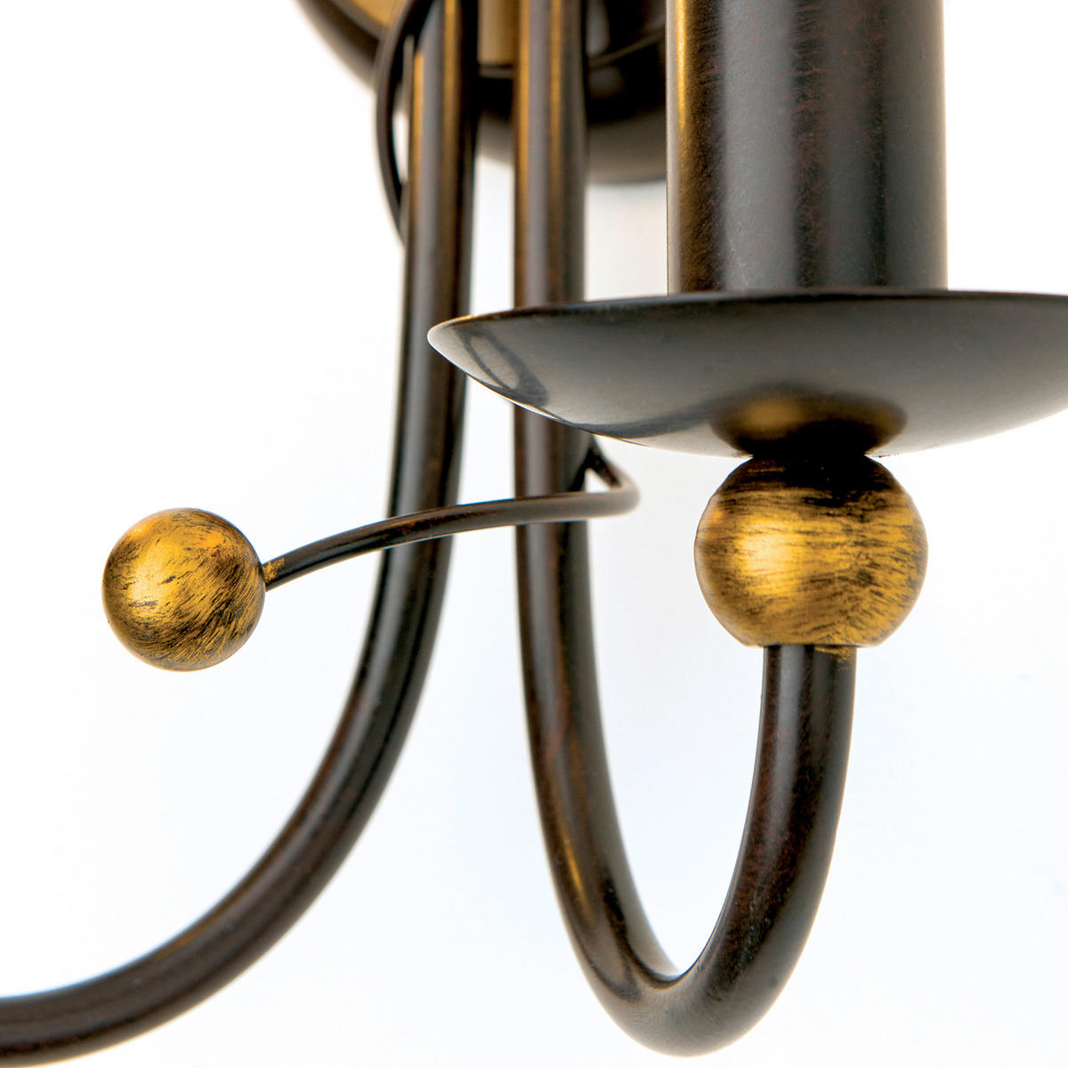 WANDLEUCHTE Alessia   - Bronzefarben, LIFESTYLE, Metall (24/24/15cm)