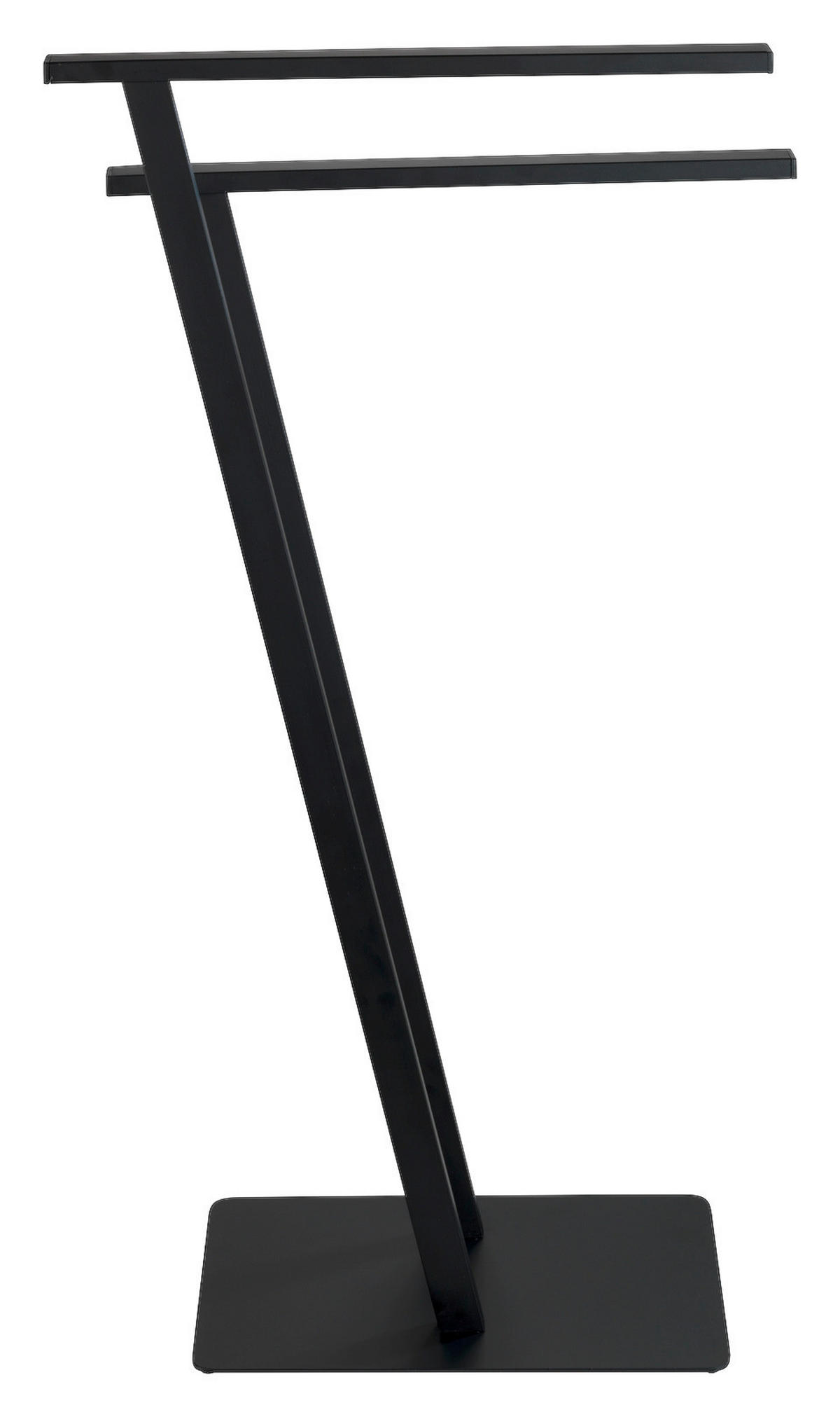HANDTUCHHALTER Schwarz  - Schwarz, Basics, Metall (20/76,5/40cm) - Wenko