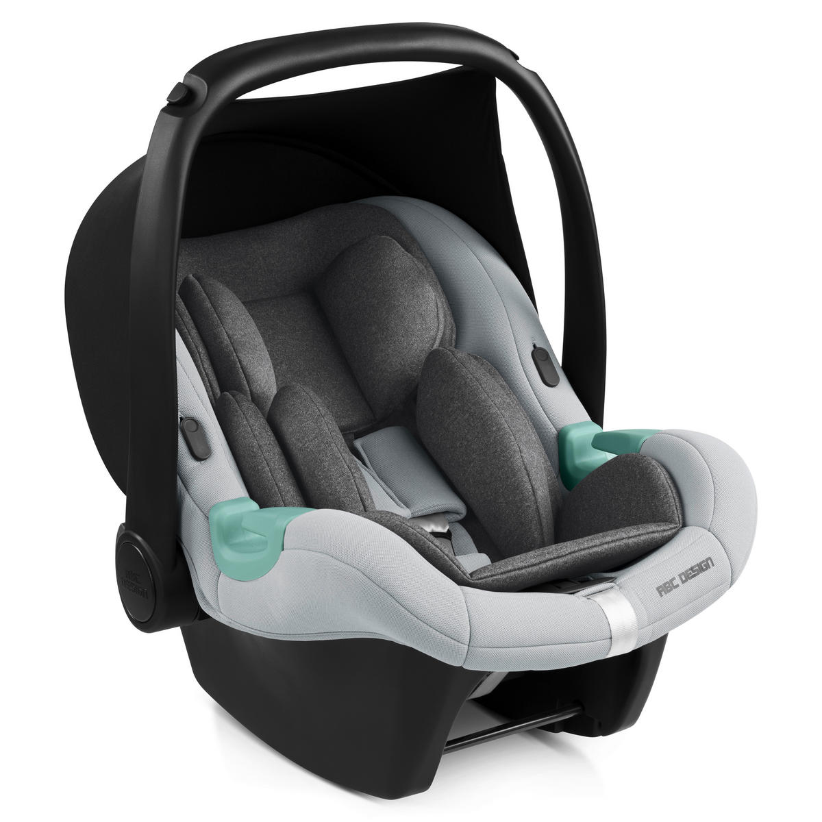BABYSCHALE Tulip i-Size  - Hellgrau/Grau, Basics, Textil (64/44cm) - ABC Design