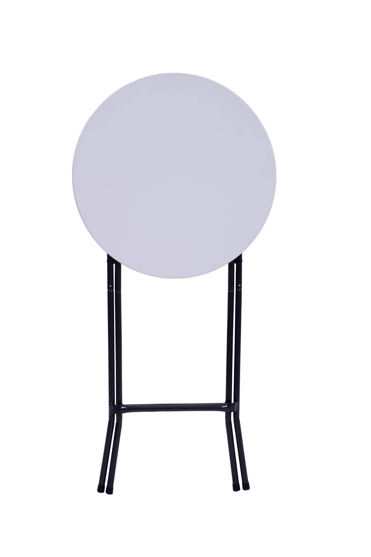 STEHTISCH Schwarz, Weiß  - Schwarz/Weiß, Basics, Kunststoff/Metall (60/60/107cm) - Gardenson