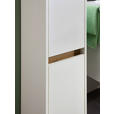 HOCHSCHRANK 32,4/182,8/32,2 cm - Eichefarben/Weiß, KONVENTIONELL, Holzwerkstoff (32,4/182,8/32,2cm) - Xora