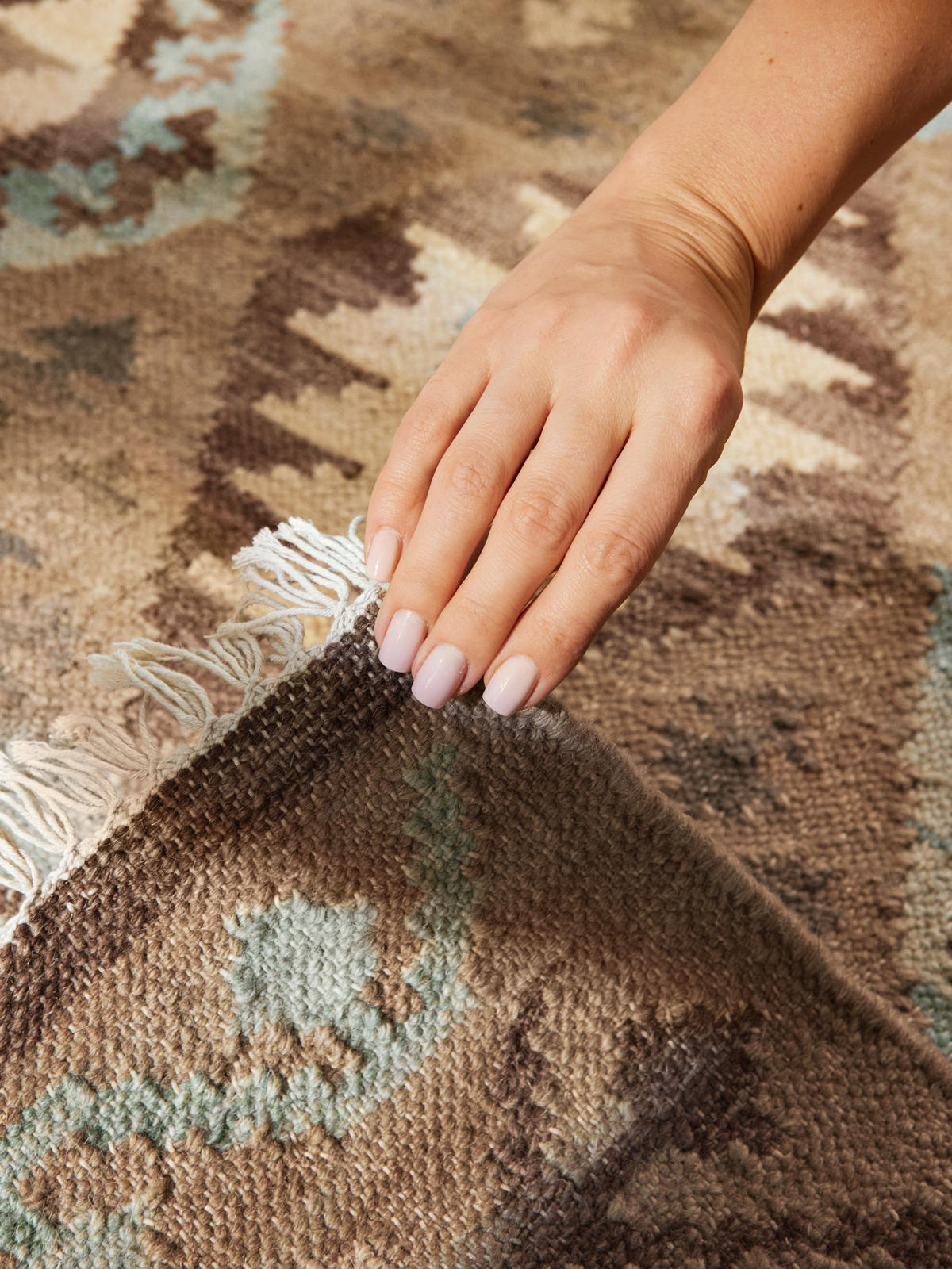 ORIENTTEPPICH 200/290 cm Kamal Hellblau, Beige  - Beige/Hellblau, Design, Textil (200/290cm)