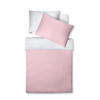 KÉTOLDALAS ÁGYNEMŰHUZAT 220/200 cm  - világosszürke/pink, Basics, textil (220/200cm) - Fleuresse