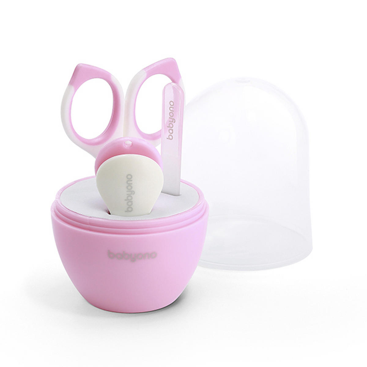 NEGOVALNI SET ZA DOJENČKE - pink, Basics, kovina/umetna masa (0,13kg) - babyono