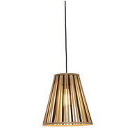 VISEČA SVETILKA  GOOD&MOJO   30/30/30 cm        60 W  - črna/naravne barve, Trend, les (30/30/30cm) - Good & Mojo