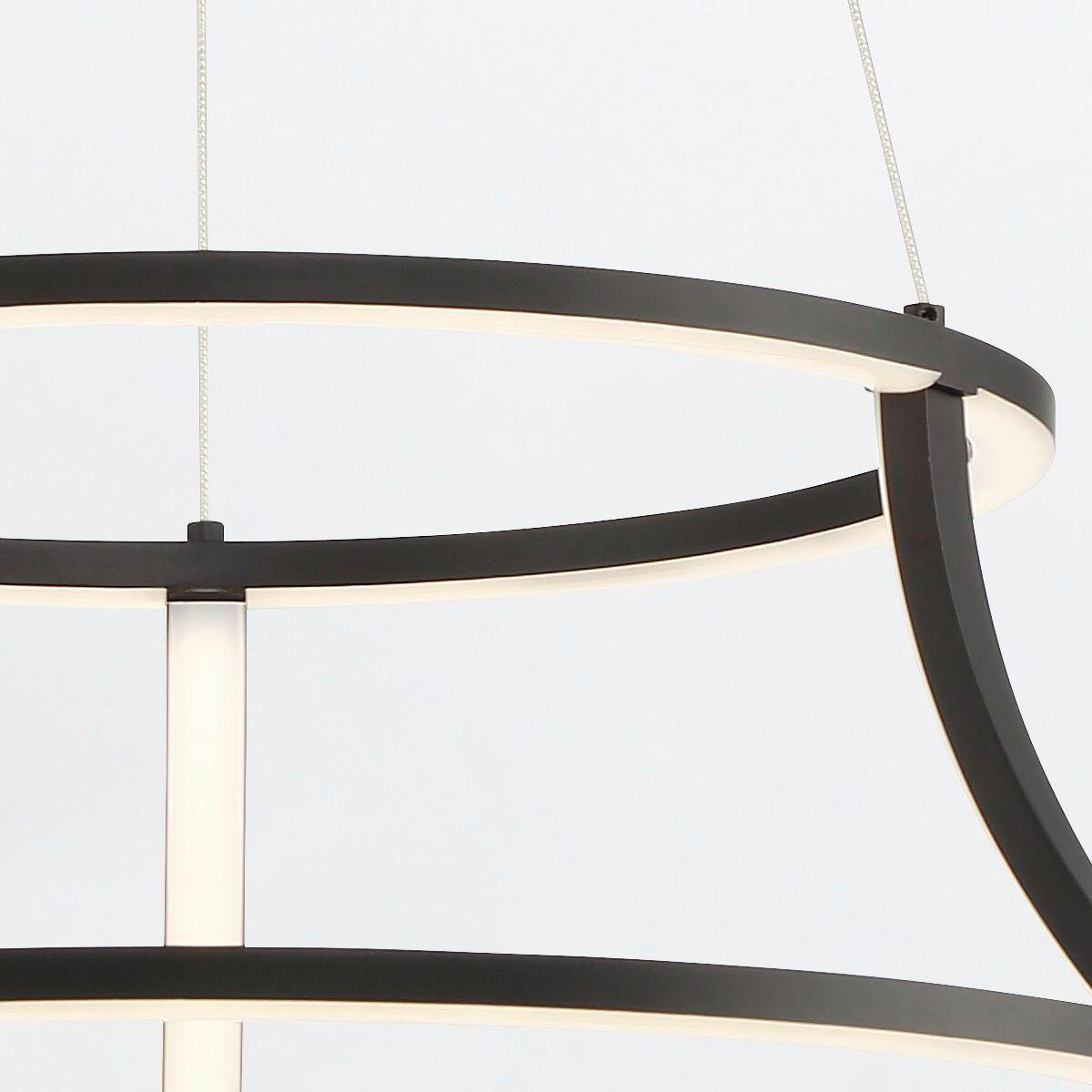 LED-HÄNGELEUCHTE 51/35/35 cm    - Schwarz, Design, Kunststoff/Metall (51/35/35cm) - Elstead Lighting
