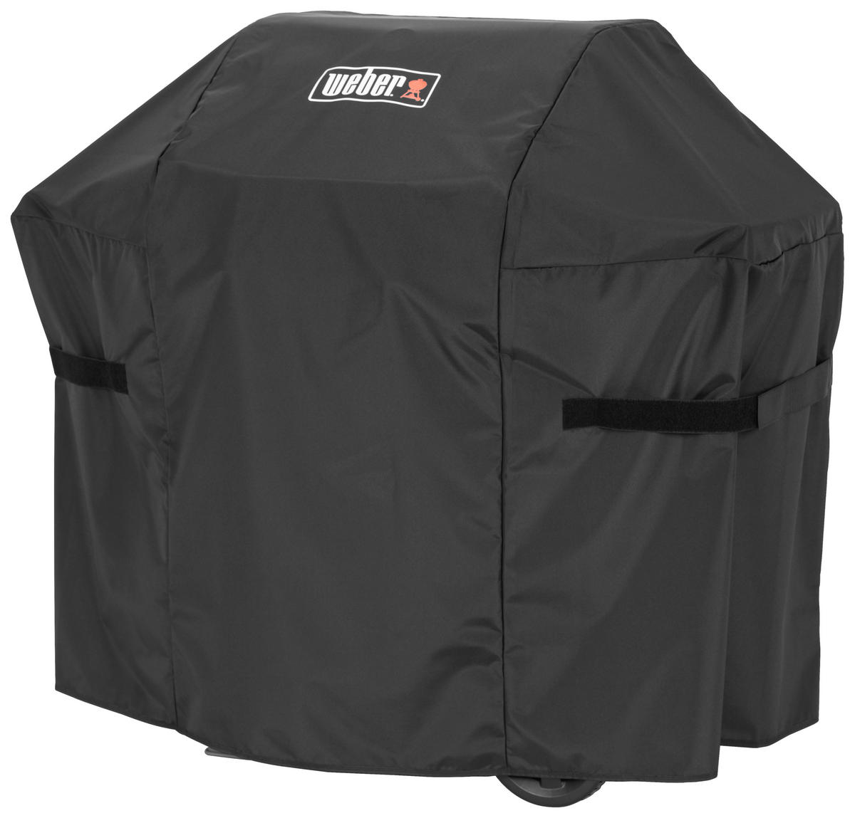 GRILLABDECKHAUBE 45/107/122 cm  - Schwarz, Basics, Kunststoff (45/107/122cm) - Weber Grill