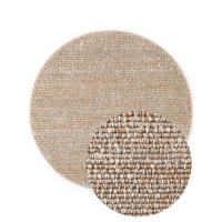 HANDWEBTEPPICH Wohnzimmer 200 cm Kollektion 1852 Wilma Multicolor, Beige rund  - Beige/Multicolor, Basics, Textil (200cm) - Villeroy & Boch