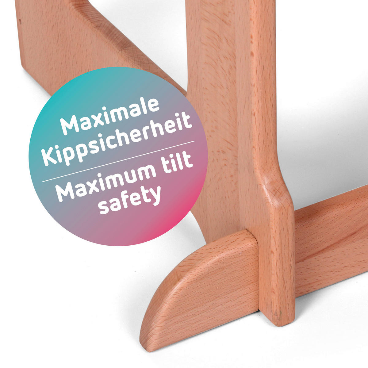 LERNTURM  - Naturfarben, Basics, Holz (42,5/62,6/92cm) - Tobi