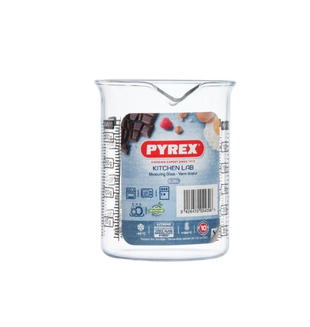 MÅTTBÄGARE - transparent, Basics, glas (250ml) - Pyrex