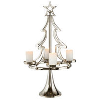 DEKOWEIHNACHTSBAUM  - Silberfarben, Trend, Metall (48/86cm) - X-Mas