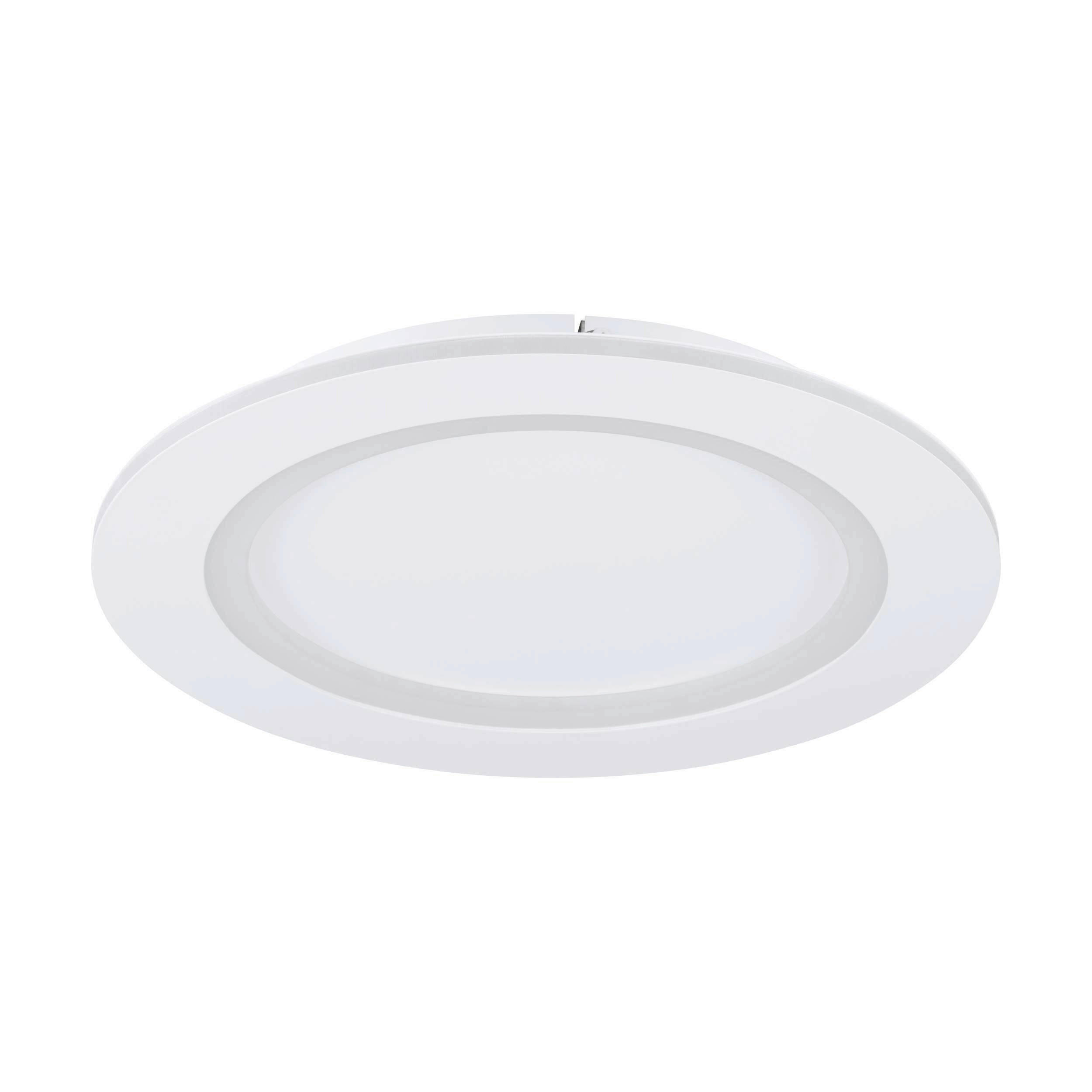 LED-DECKENLEUCHTE Padrogiano  Smart 45/10 cm   - Weiß, Basics, Kunststoff/Metall (45/10cm) - Eglo