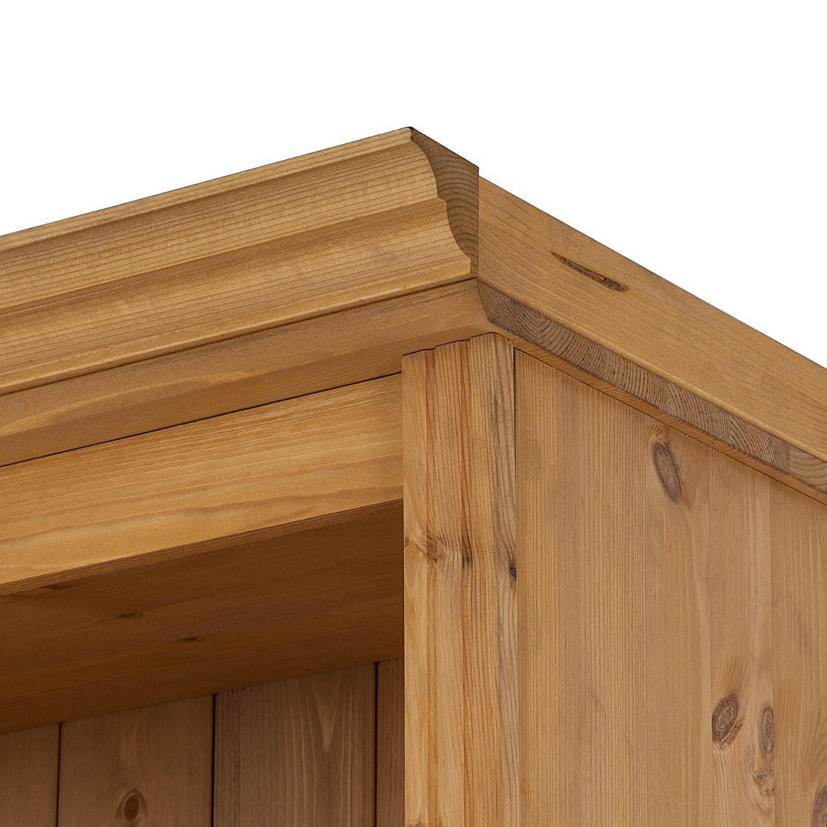 REGAL Kiefer massiv Kieferfarben  - Kieferfarben, Design, Holz (74/223/37cm) - Livetastic