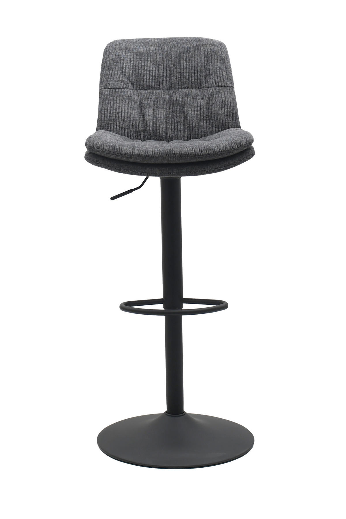 BARHOCKER-SET in Dunkelgrau  - Dunkelgrau/Schwarz, MODERN, Textil/Metall (47/94-110/55cm) - Livetastic