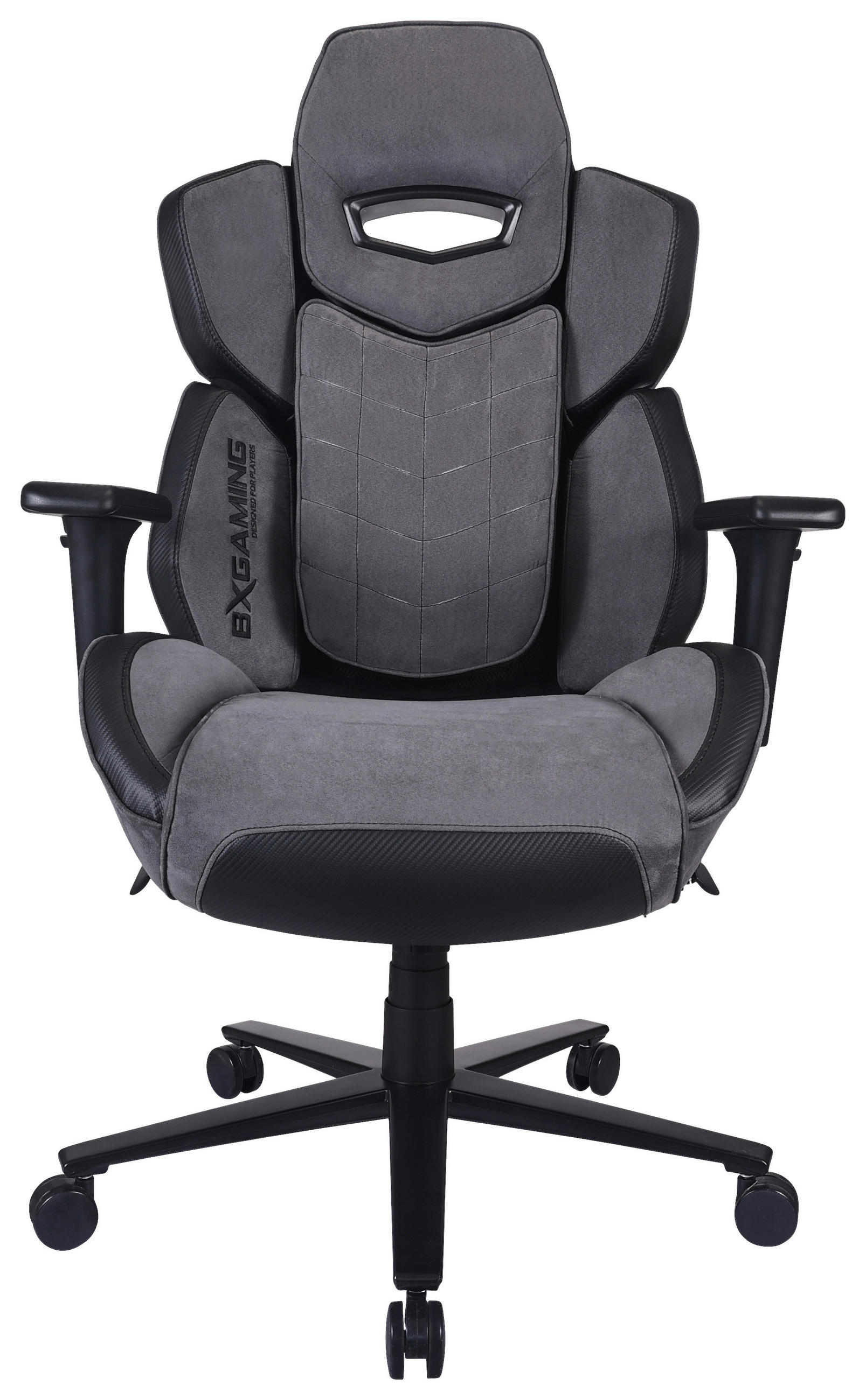 GEJMERSKA STOLICA  siva, crna   - siva/crna, Moderno, metal/tekstil (68/114-122/68cm) - BX Gaming