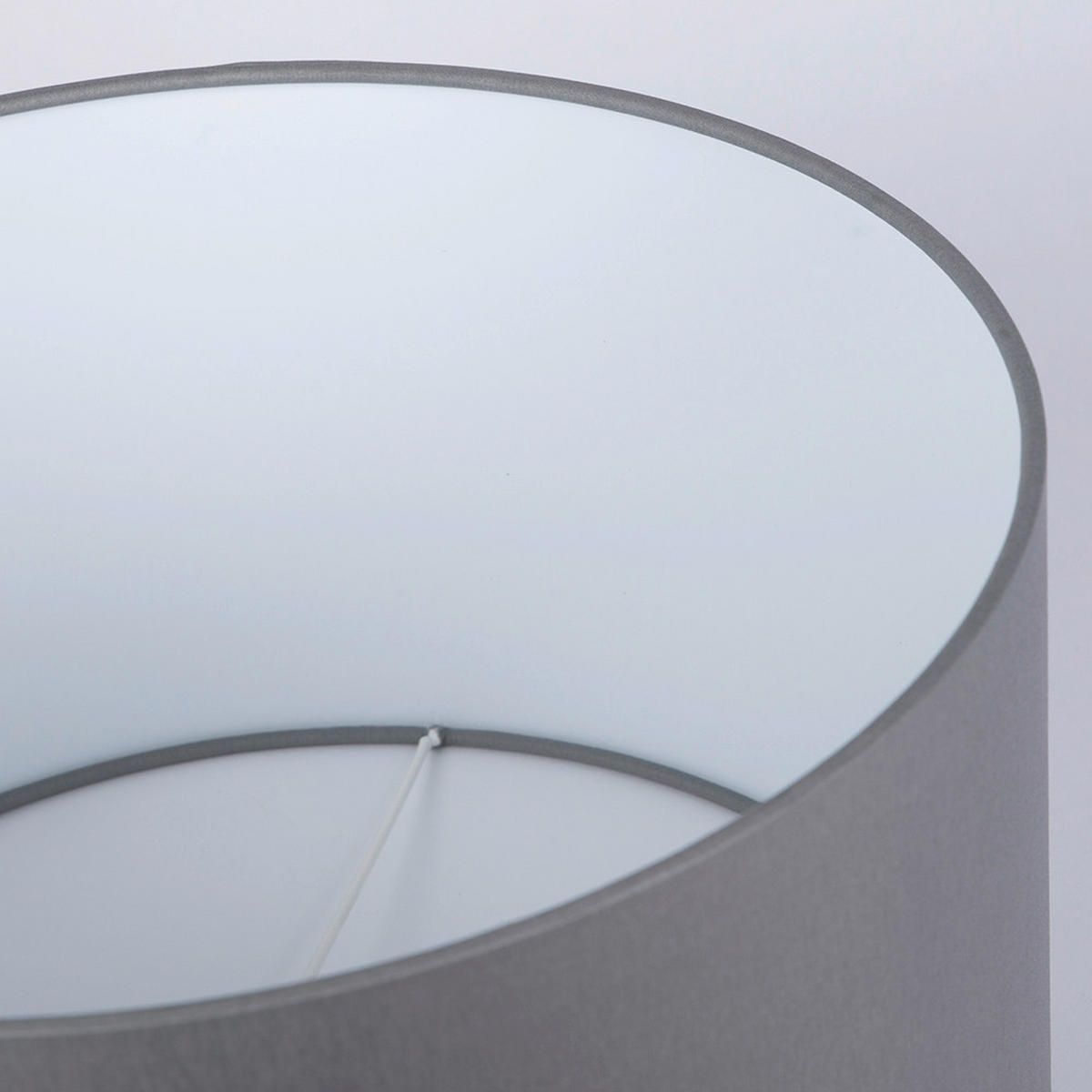 LEUCHTENSCHIRM Velour 35/24 cm  - Grau, Basics, Textil/Metall (35/24cm)