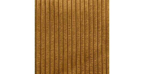 ECKSOFA  in Cord Currygelb  173/280 cm  - Currygelb/Schwarz, KONVENTIONELL, Textil/Metall (173/280cm) - Hom`in