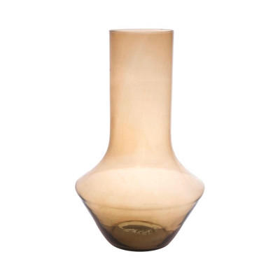 VASE  - Bernsteinfarben, Basics, Glas (26/40cm)