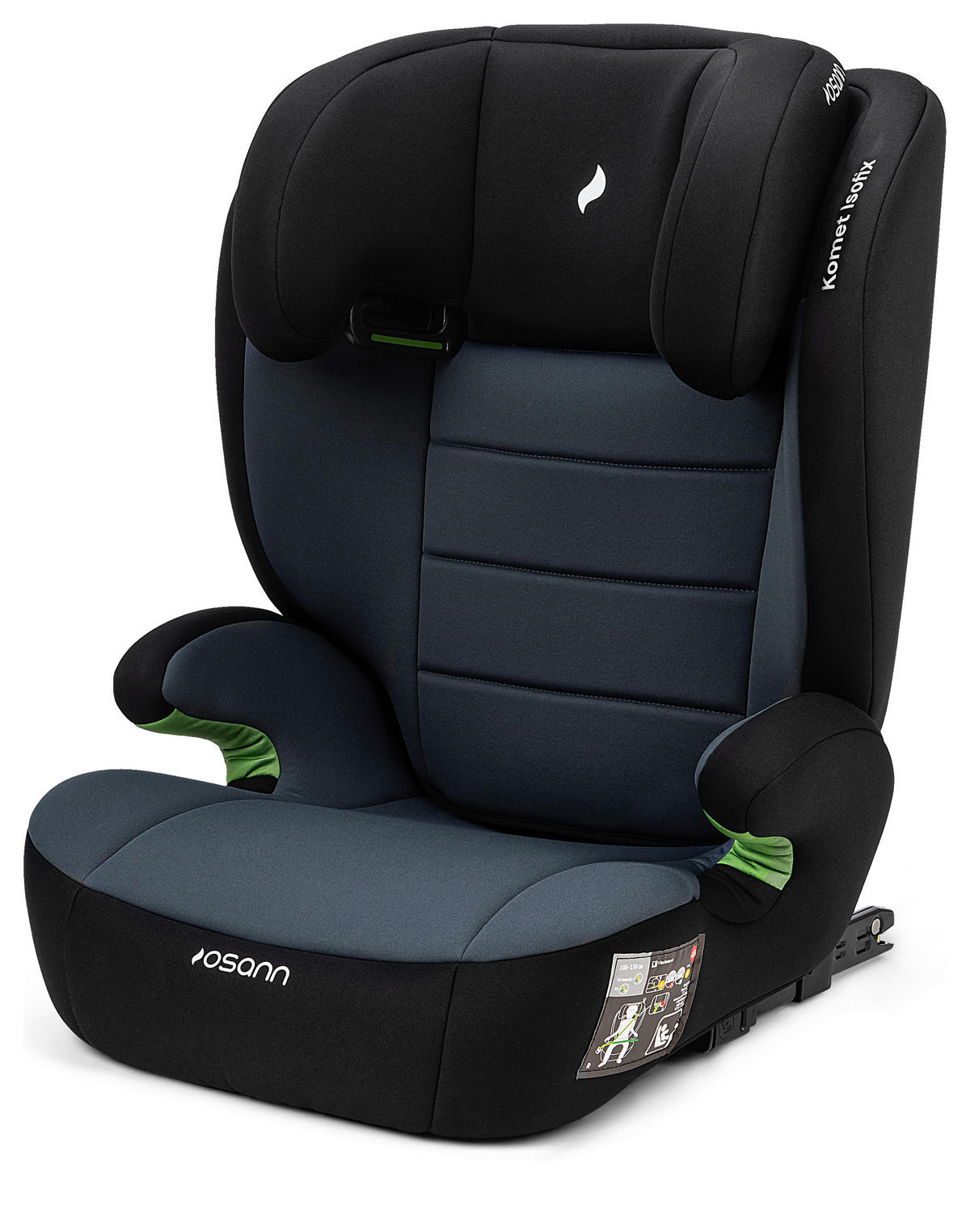 DĚTSKÁ AUTOSEDAČKA - černá/tmavě šedá, Basics, textil/plast (44/55/43cm) - Osann