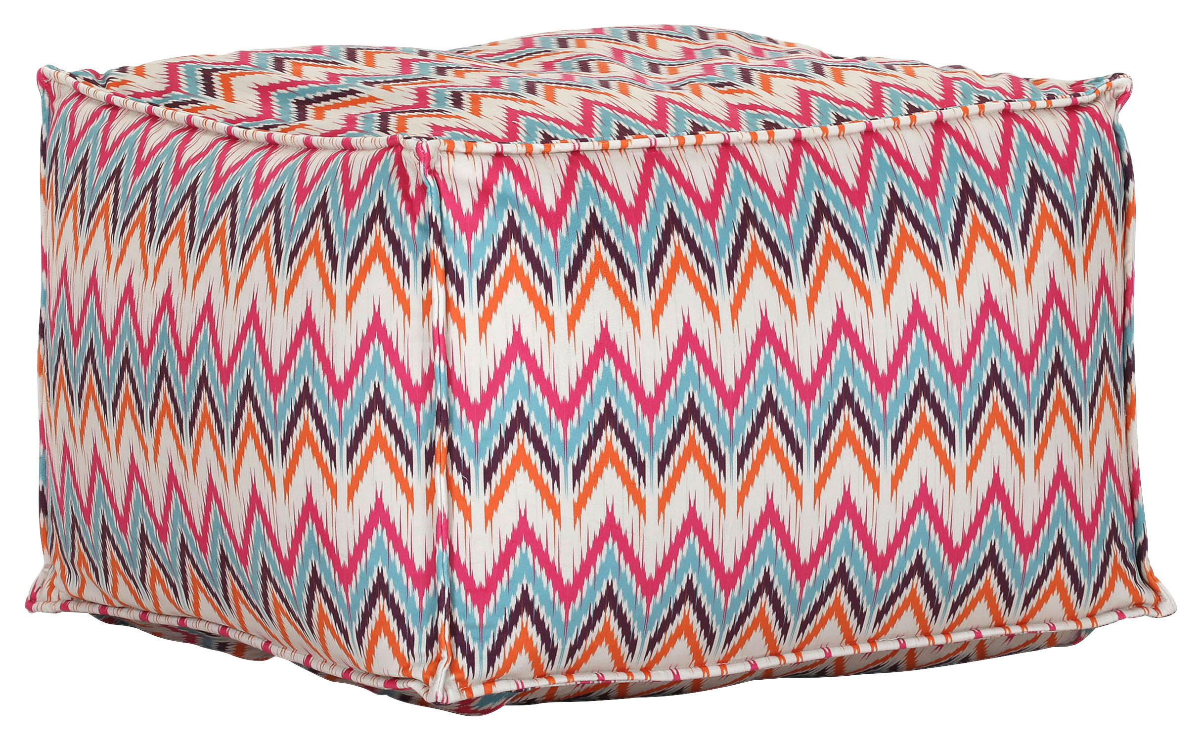 PALL i textil orange, pink, ljusblå, beige  - orange/beige, Design, textil (65/45/65cm) - MID.YOU