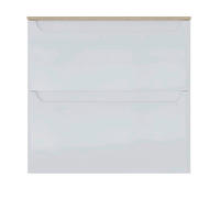 DONJI ELEMENT  boje hrasta, bijela visoki sjaj  - boje hrasta/bijela visoki sjaj, Basics, drvo (60/46/57,5cm)