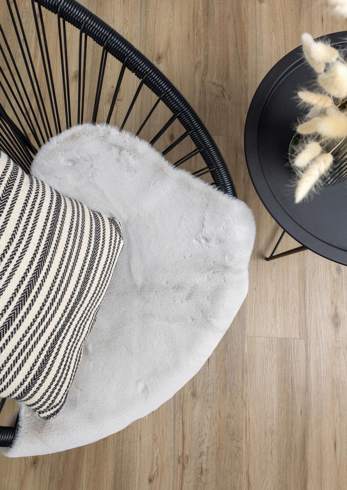 KUNSTFELL 40/60 cm Silberfarben  - Silberfarben, Basics, Textil (40/60cm) - Novel