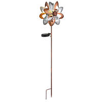 SOLARLEUCHTE - Klar/Silberfarben, Basics, Glas/Metall (22/12/92cm) - Globo