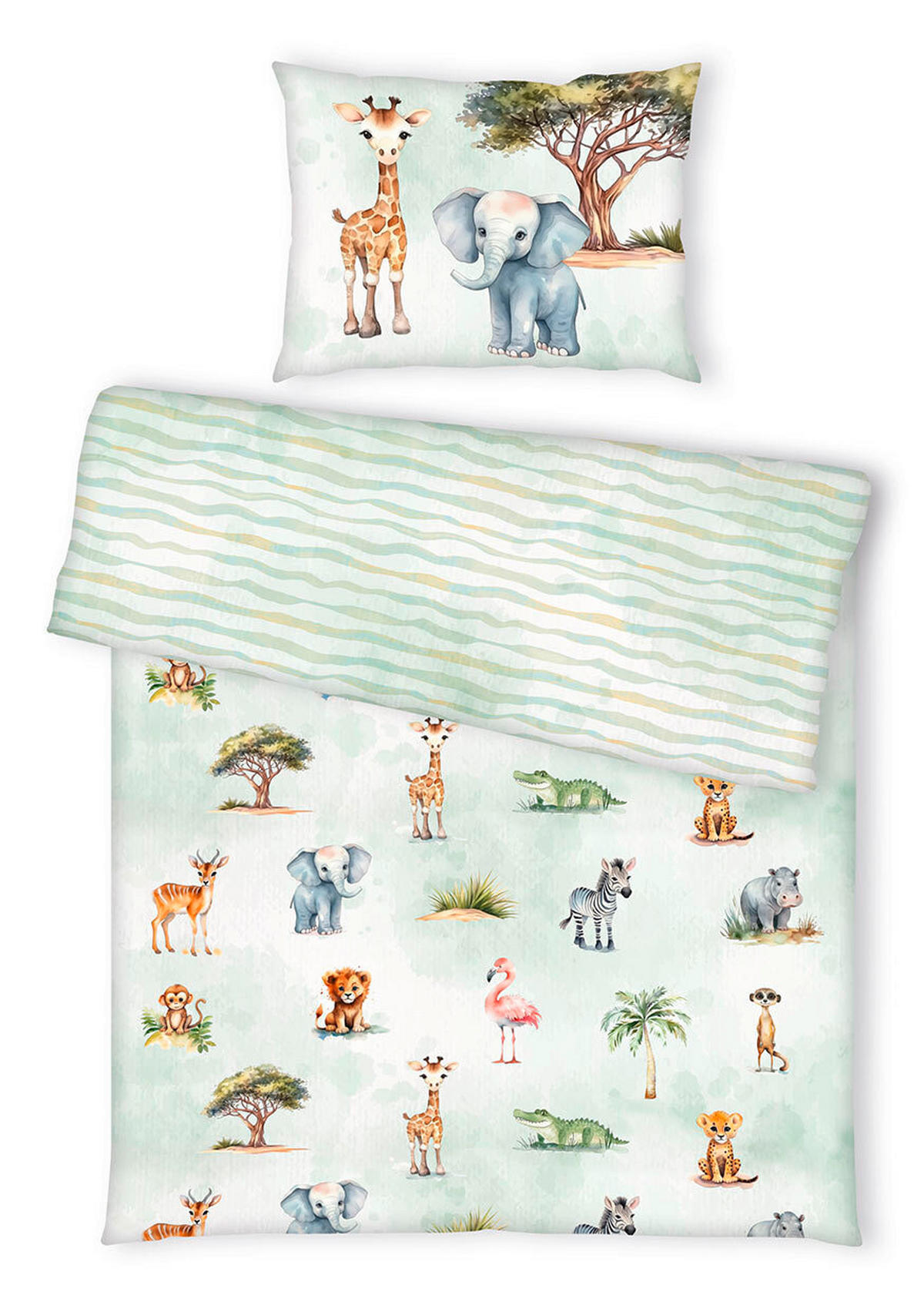 POSTELJNINA SAFARI 140/200 cm renforcé  - Basics, tekstil (140/200cm)
