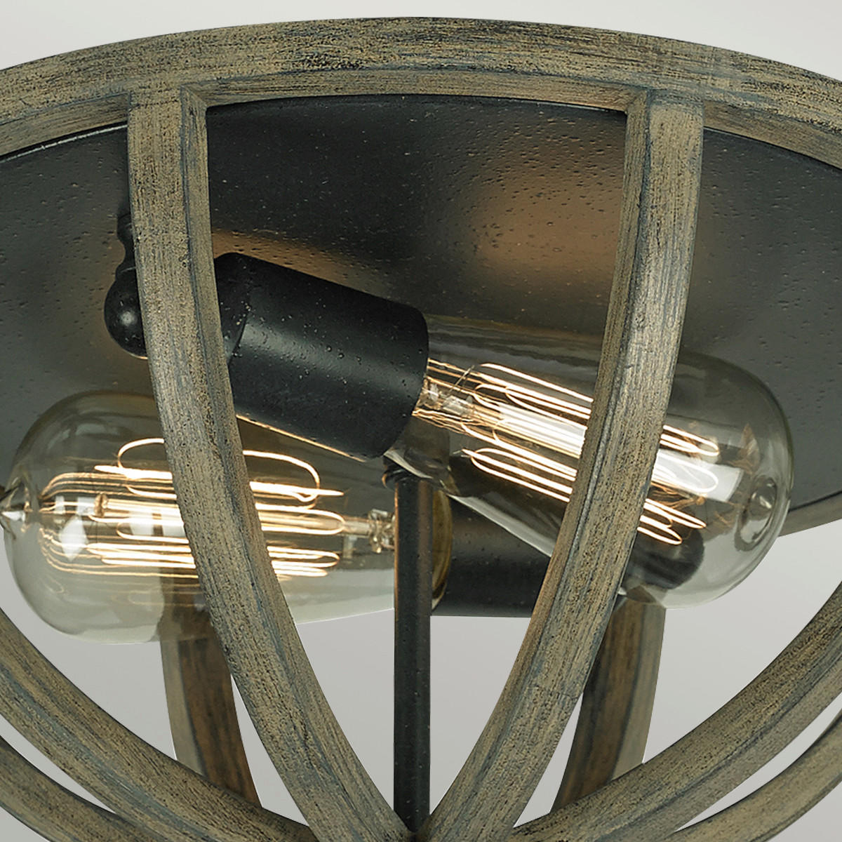 DECKENLEUCHTE  33/17.8 cm    - Eichefarben, Konventionell, Holz (33/17.8cm) - Elstead Lighting