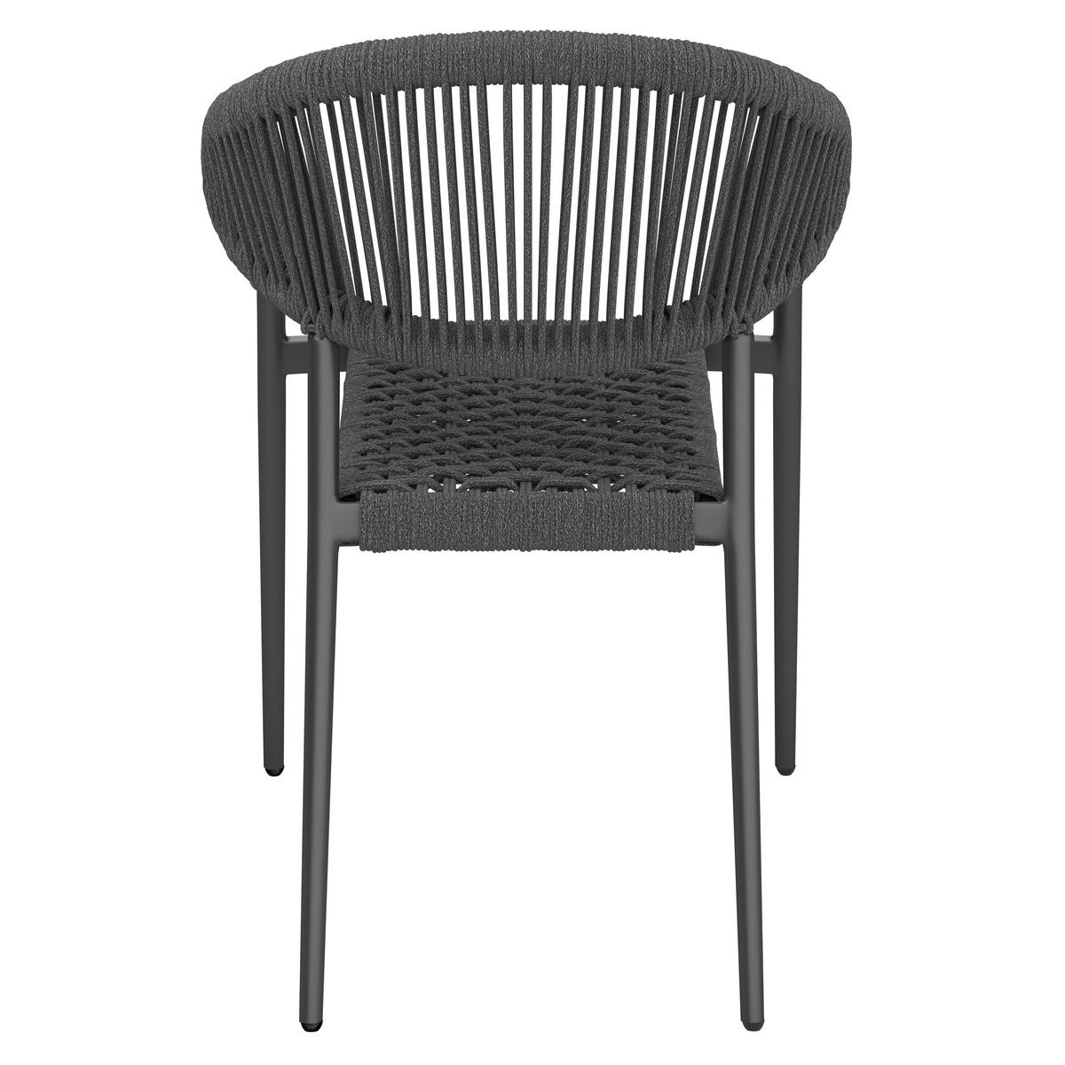 RAKÁSOLHATÓ KAROSSZÉK - antracit, Modern, textil/fém (57.5/78/59.5cm) - Ambia Garden