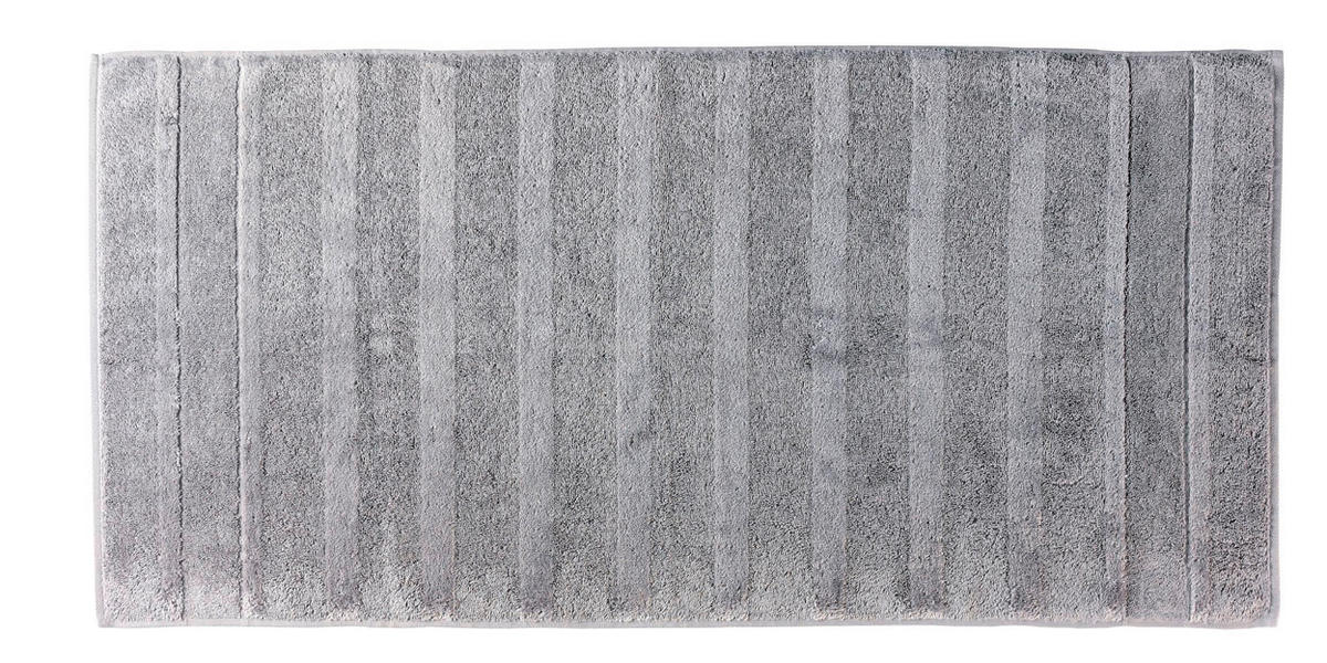 DUSCHTUCH Noblesse² Uni 80/160 cm  - Graphitfarben, Basics, Textil (80/160cm) - Cawoe