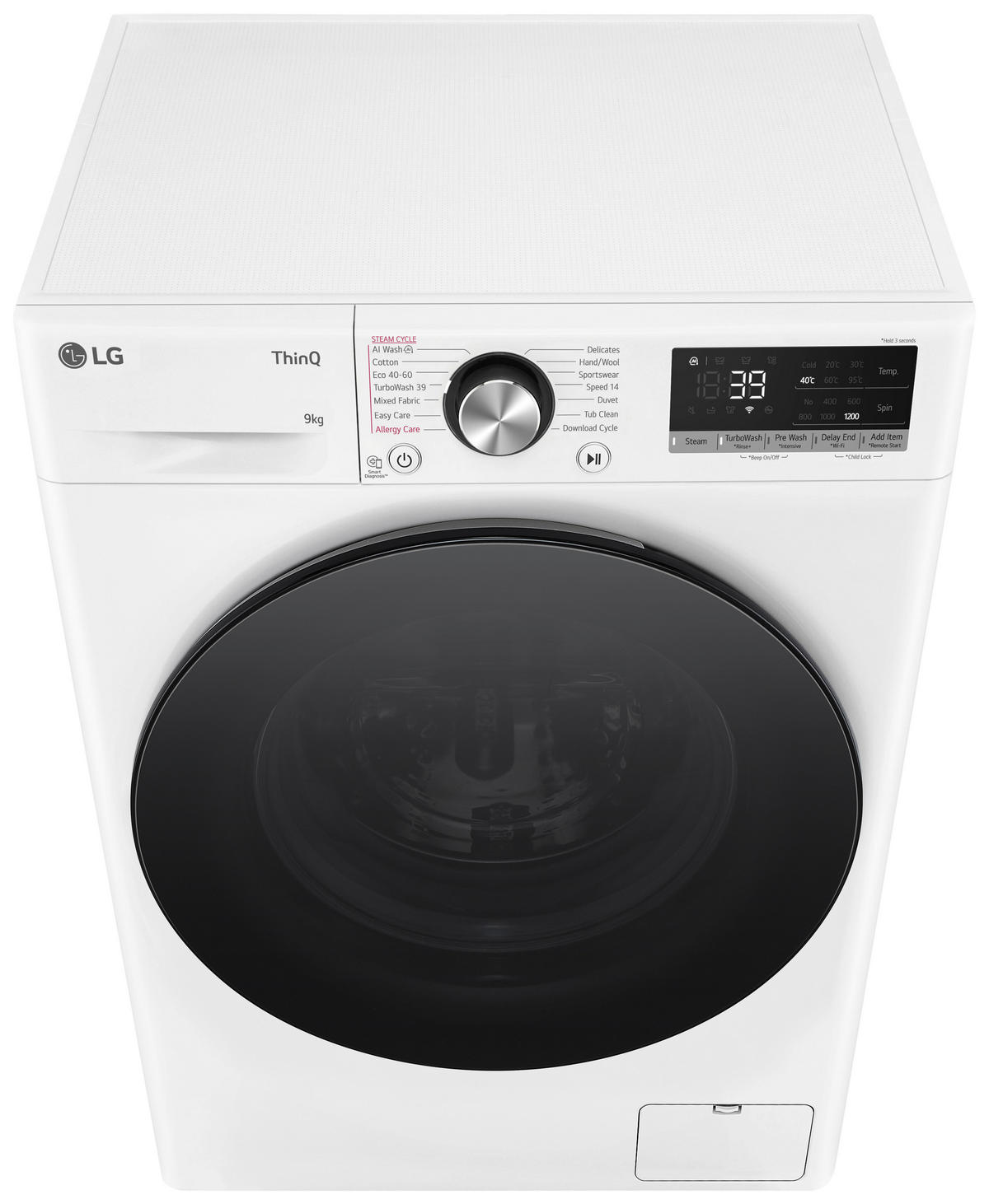 WASCHMASCHINE F2V7SLIM9   - Weiß, Basics, Glas/Kunststoff (60/85/47,5cm) - LG