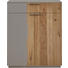SCHUHSCHRANK lackiert Fango, Naturfarben - Fango/Edelstahlfarben, Design, Holzwerkstoff/Metall (84/103/36cm) - Dieter Knoll