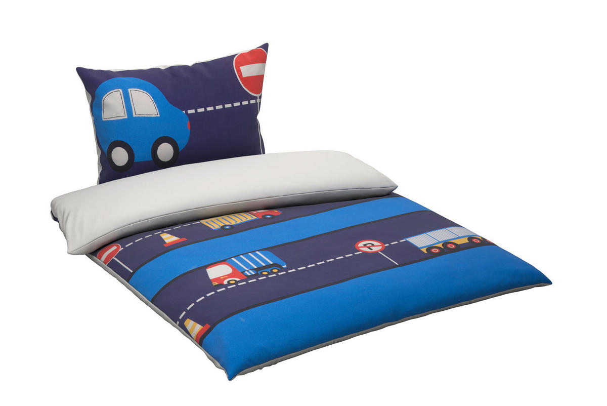 POSTELJINA ZA BEBE  100/135 cm    - plava, Osnovno, tekstil (100/135cm) - Patinio