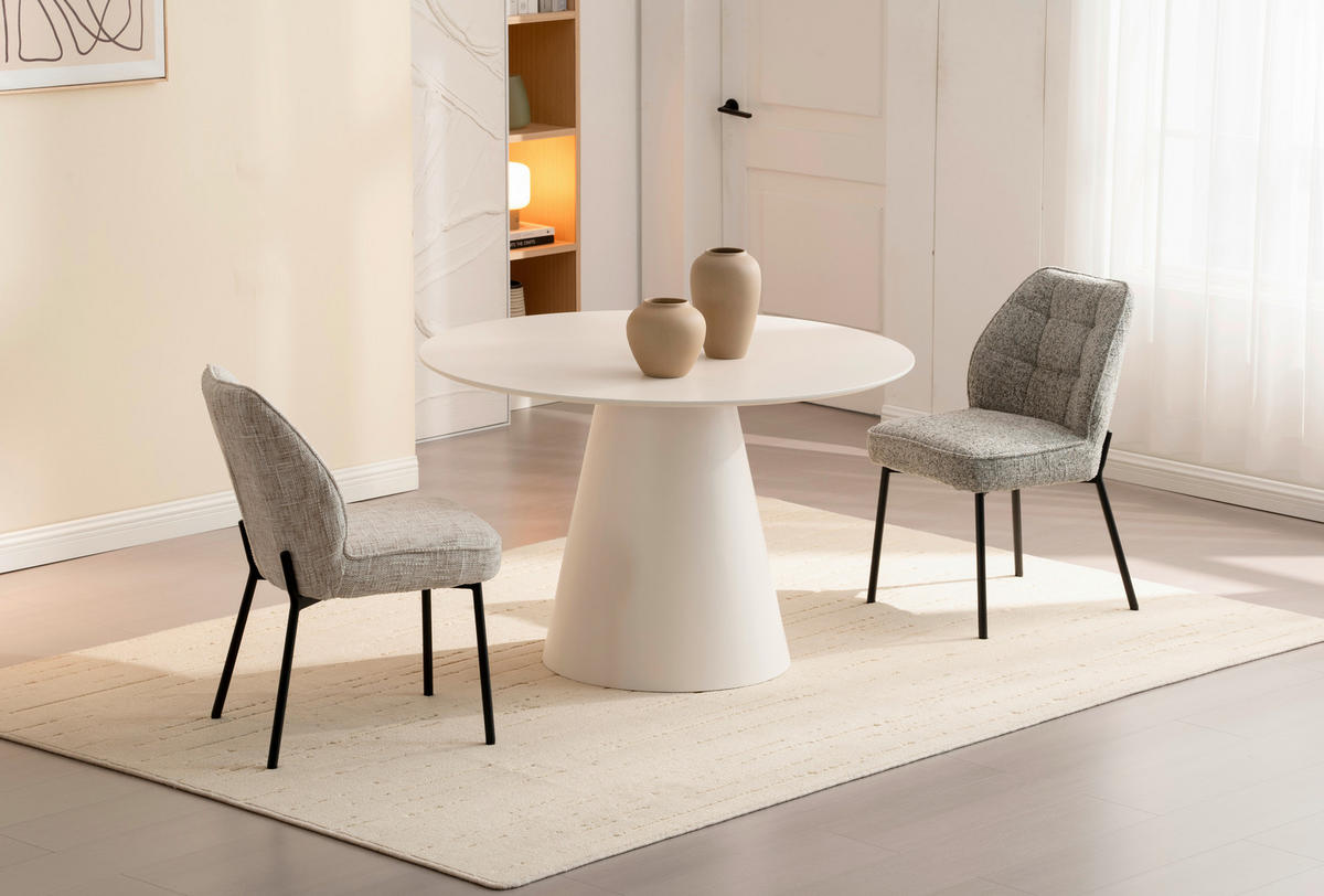 ESSTISCH in Holzwerkstoff 120/120/75 cm  - Beige, Design, Holzwerkstoff (120/120/75cm) - Xora