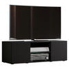TV-ELEMENT  in 115/40/36 cm  - Schwarz, Konventionell, Glas/Holzwerkstoff (115/40/36cm) - MID.YOU