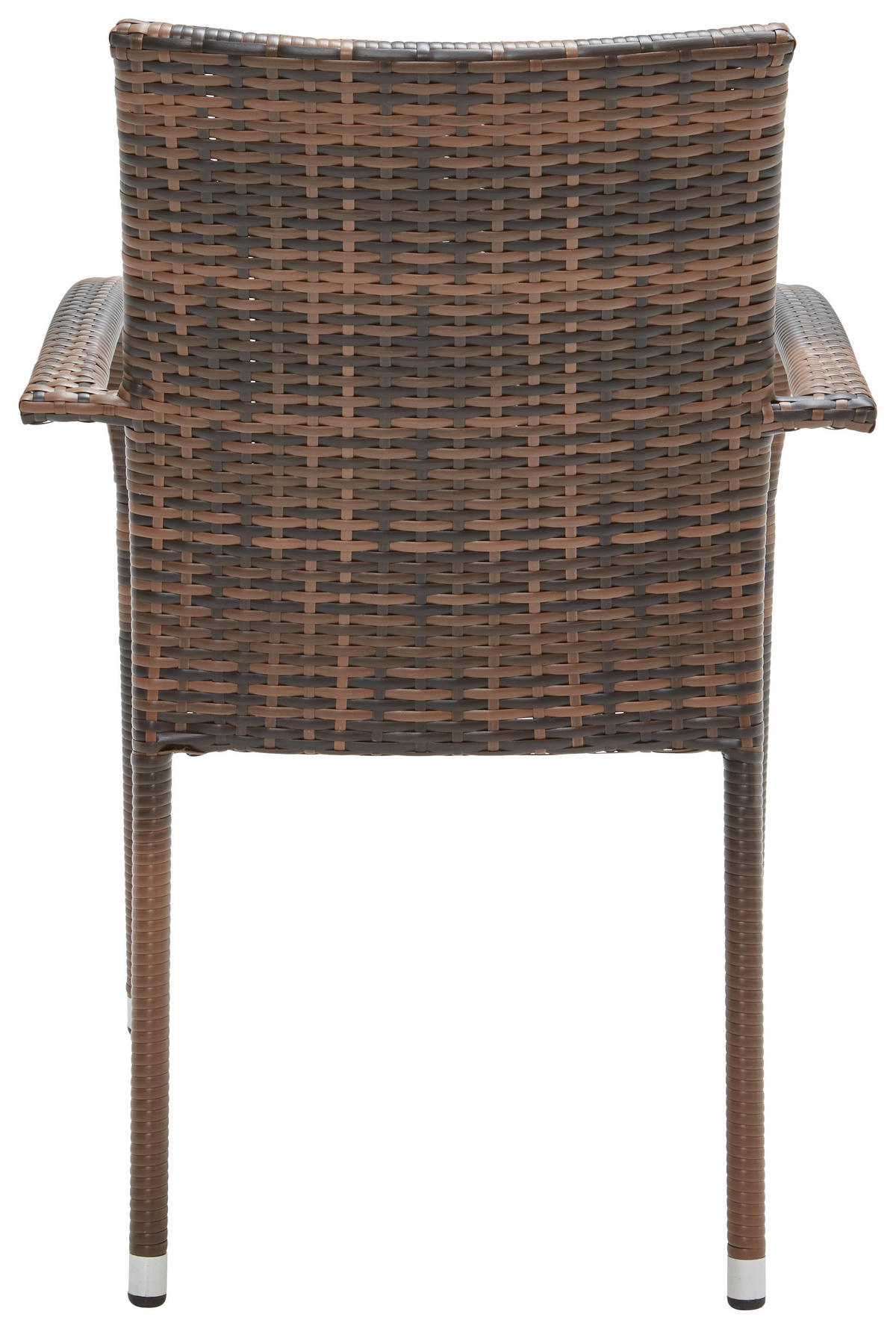 STOLICA VRTNA  sivo-smeđa  metal, plastika      - sivo-smeđa/tamno smeđa, Moderno, metal/plastika (64/87/56cm) - Ambia Garden
