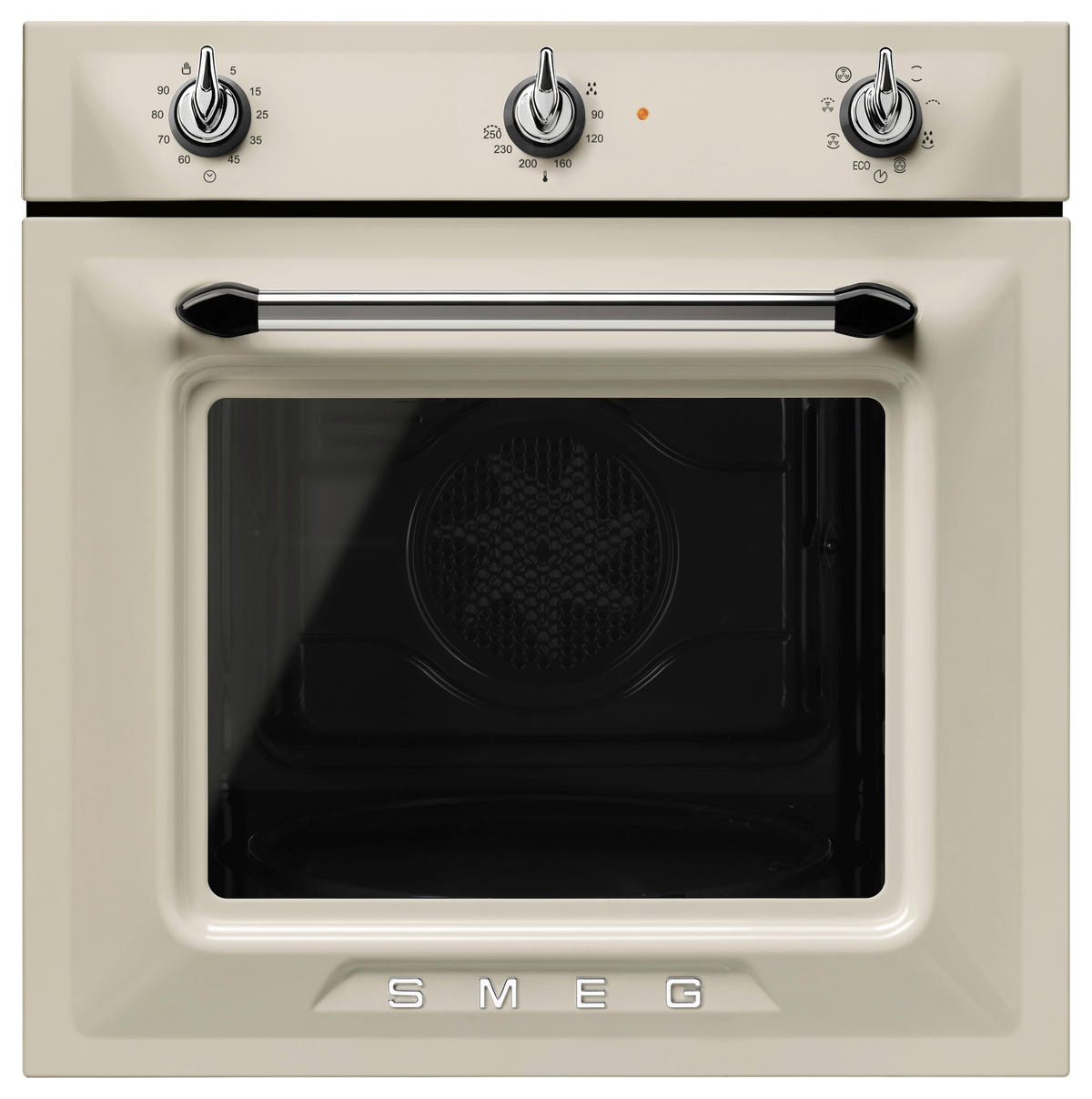 Einbaubackofen SF6905P1  - Creme, ROMANTIK / LANDHAUS, Metall (59,7/59,2/54,8cm) - SMEG