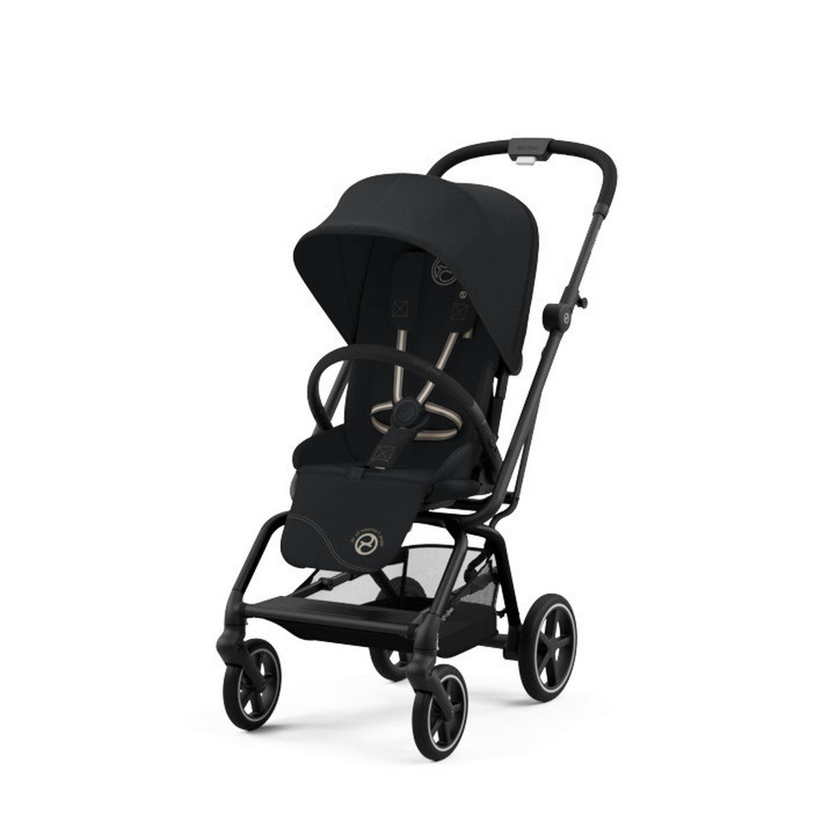 BUGGY Eezy S Twist+2  - Schwarz, Basics, Kunststoff/Textil (80.5/45/105cm) - cybex GOLD