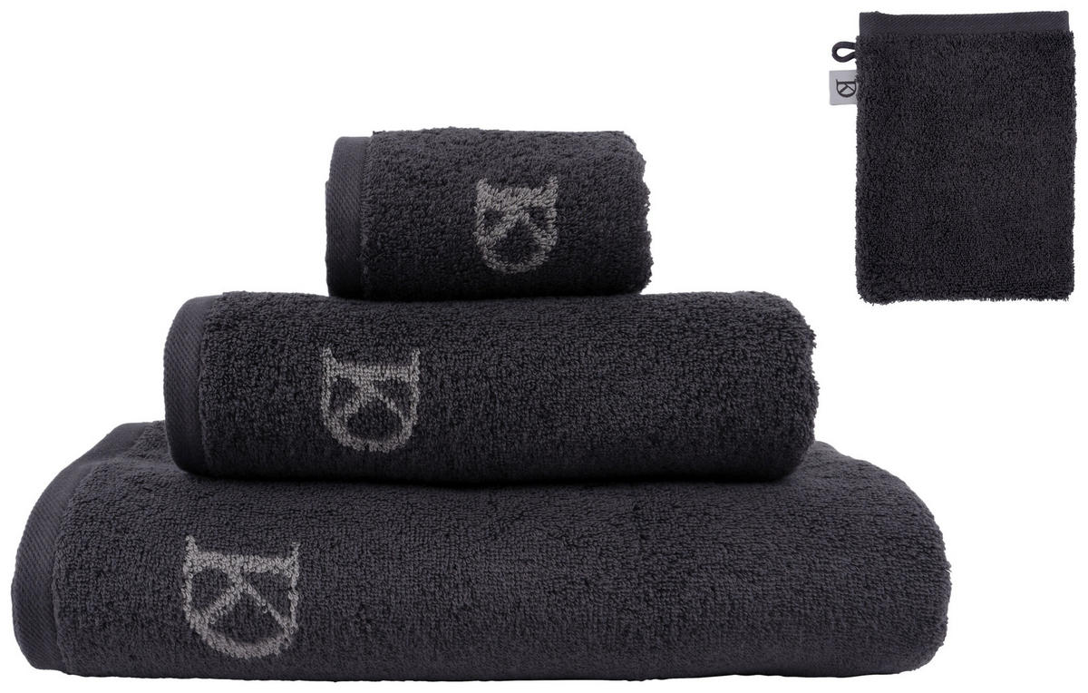 WASCHLAPPEN Basic Grau 3-teilig  - Grau, Design, Textil (16/21cm) - Dieter Knoll